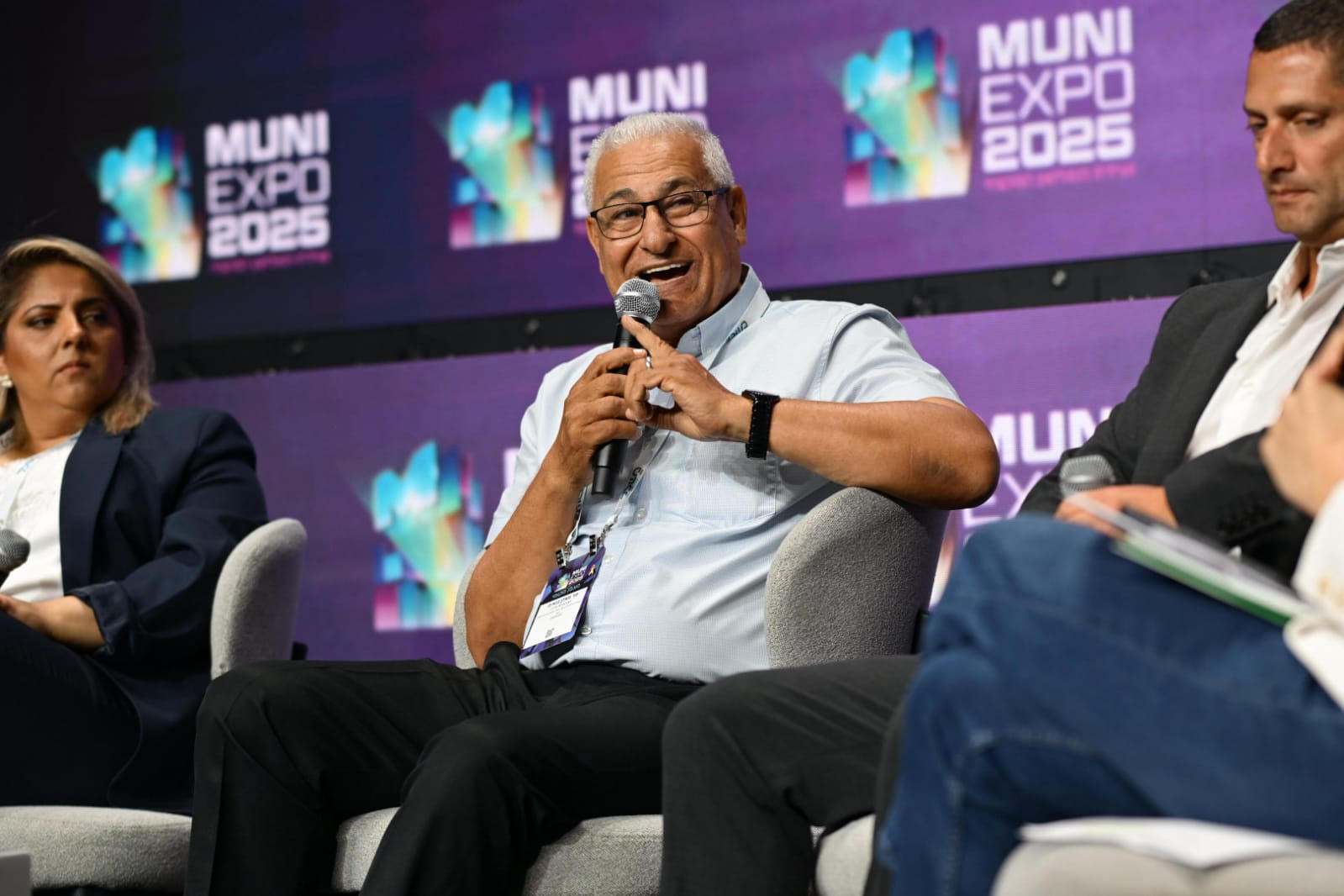 مازن غنايم في مؤتمر إكسبو 2025:قضية جرائم القتل والاتجار بالأسلحة مشكلة الشرطة والحكومة